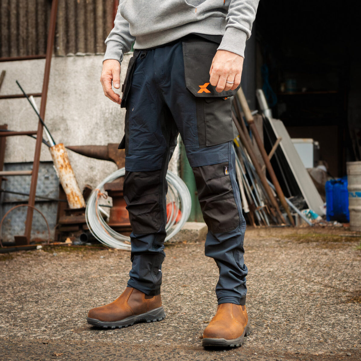 Xpert Pro Stretch Tactical Trouser - Navy/Black
