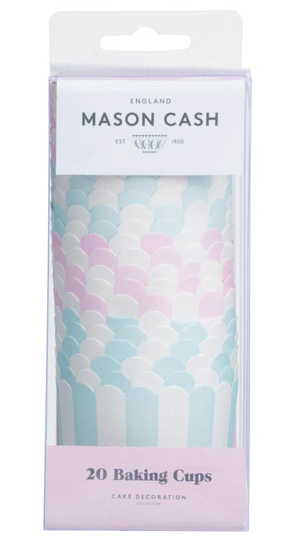 Mason Cash Set Of 20 Candy Stripe Baking Cups