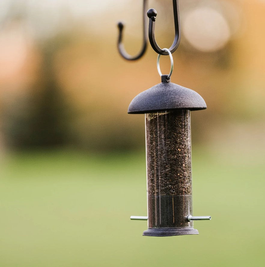 Gardman Black Steel Nyjer Bird Seed Feeder