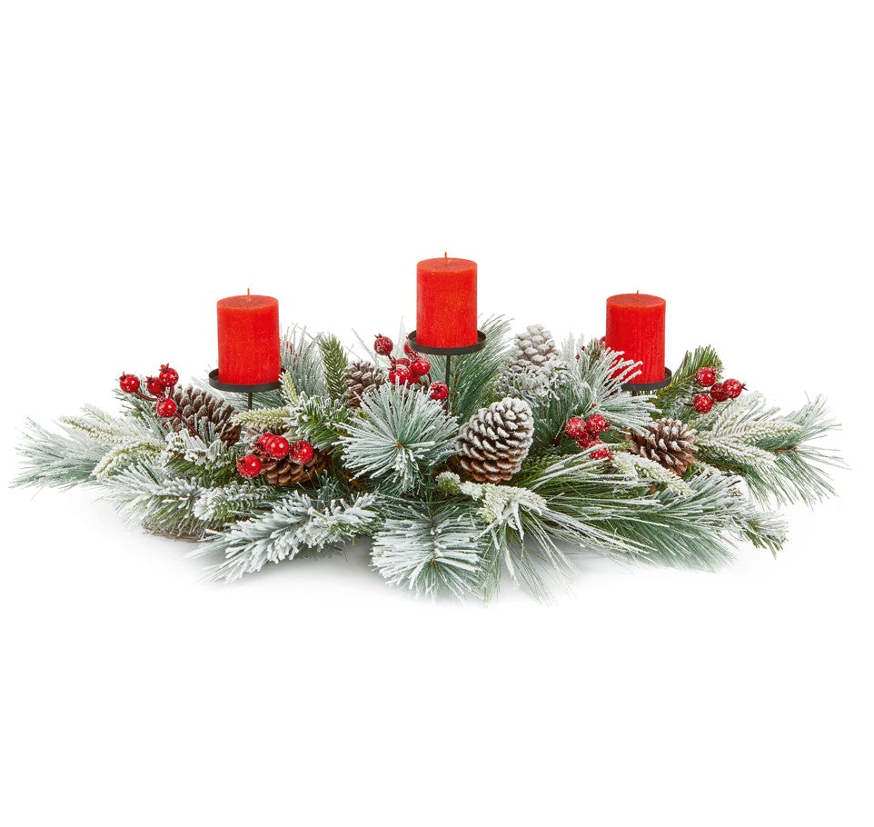 Flocked Centrepiece - 80cm