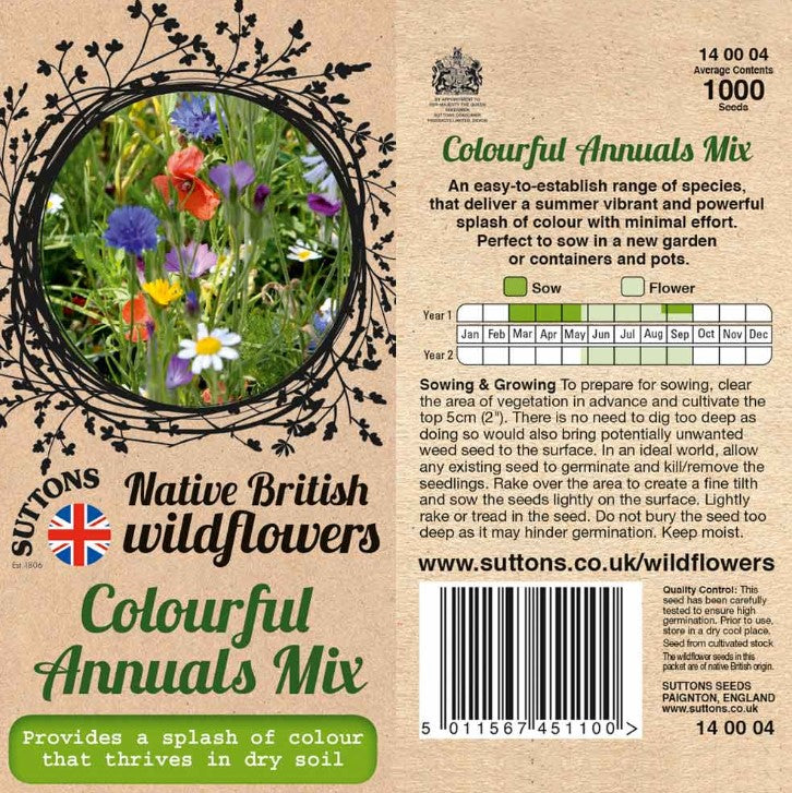 Wild Flowers Garden Easy Annuals Flower Seeds
