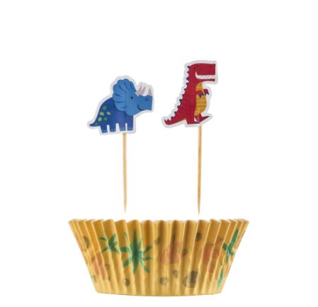 Mason Cash Dinosaur Cupcake Set 48 Piece