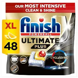 Finish Powerball Ultimate Plus Dishwasher Tablets 48 Tablets