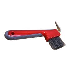MACKEY TWO TONED HOOF PICK RED/GREY