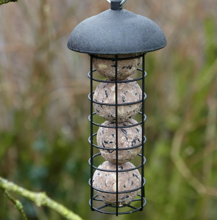 Gardman Black Steel Fat Snax Bird Feeder