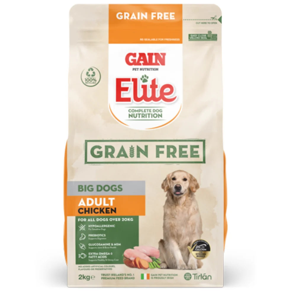 Gain Elite Grain Free Adult Big Dog Food - Chicken