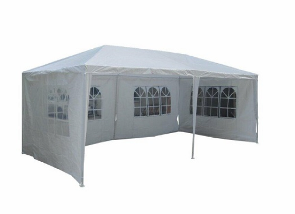Garden Gazebo with Side Walls 6m x 3m