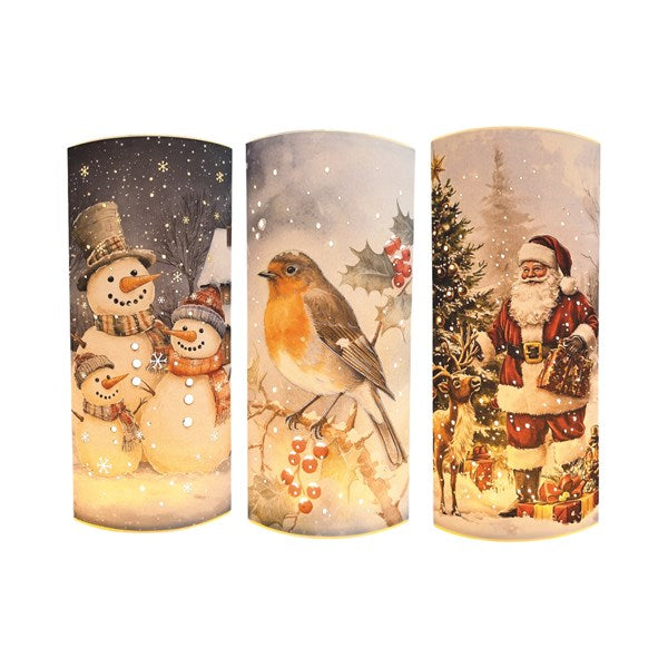 Glow Lantern 30cm 3 Assorted