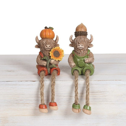 Highland Shelf Sitter 18cm 2 Assorted