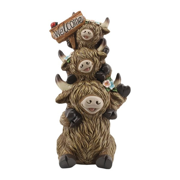 Highland Welcome Trio 28x55cm