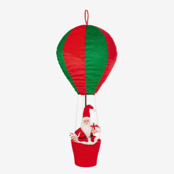 Hot Air Balloon Santa with Extension Pole - 1m
