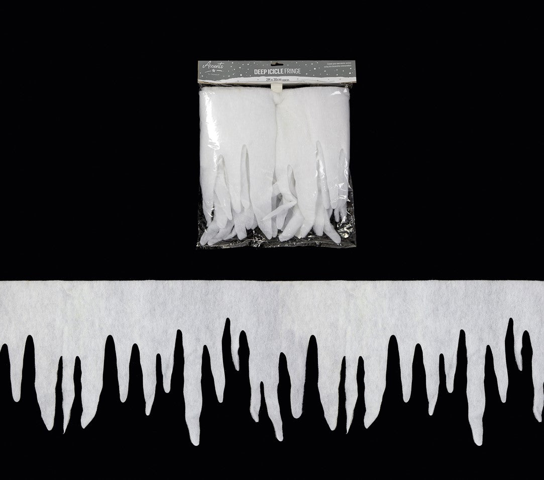 Deep Icicle Fringe - 36cm X 2m