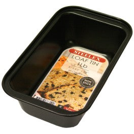 Steelex 1lb Non Stick Loaf Tin  20x11.4x2.8cm