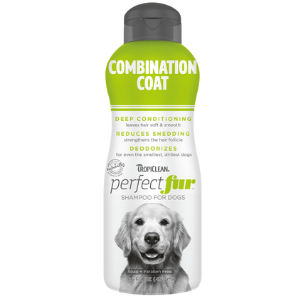 Tropiclean Perfect Fur Combo Coat Shampoo - 473ml