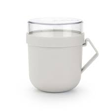 Brabantia Make &amp; Take Soup Mug 0.6L - Light Grey