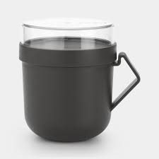 Brabantia Make &amp; Take Soup Mug 0.6L - Dark Grey