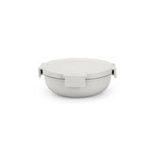 Brabantia Make &amp; Take Salad Bowl 1.3L - Light Grey