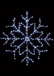 Twinkling Snowflake 196 White LED Lights - 61 x61cm