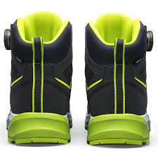 Snickers Solid Gear Sonar Mid Safety Shoe - Black/Green