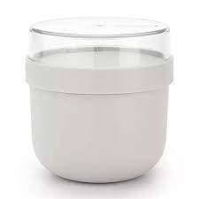 Brabantia Make &amp; Take Breakfast Bowl - 0.5L - Light Grey