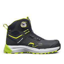 Snickers Solid Gear Sonar Mid Safety Shoe - Black/Green