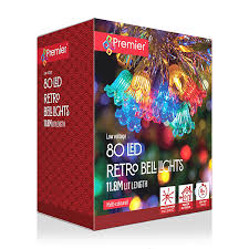 80 Retro Light Set with Diamond Cap &amp; Timer