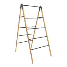 Extendable Bamboo 4 Tier Clothes Ladder - 6m