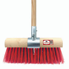 Red Pvc Broom Handled &amp; Clamp 13&quot;