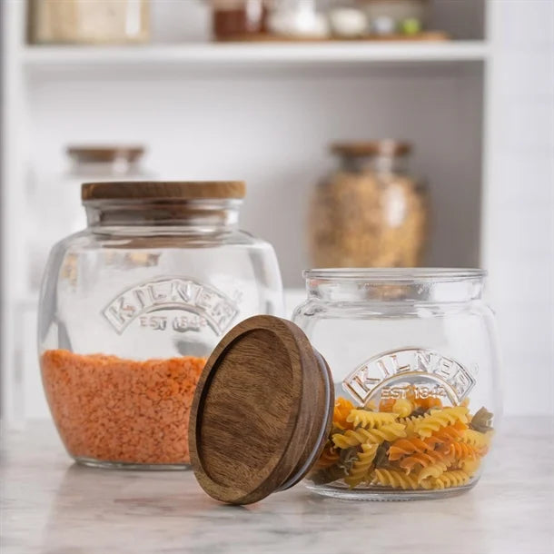Kilner Universal Jar with Wooden Lid - 4L