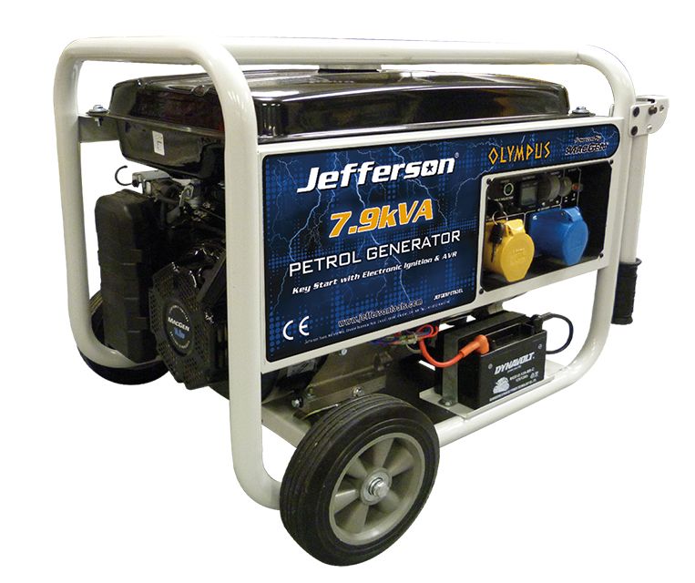 Jefferson 6.3KW Petrol Generator (Electric Start)