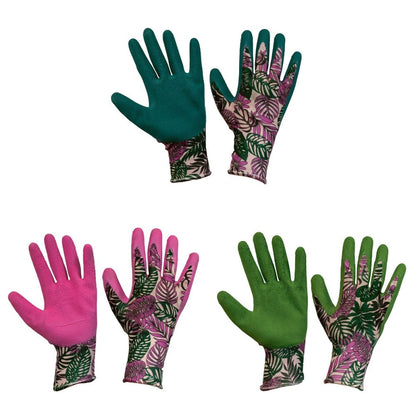 Kent &amp; Stowe Weed Triple Pack Botanical Gardening Gloves – Small