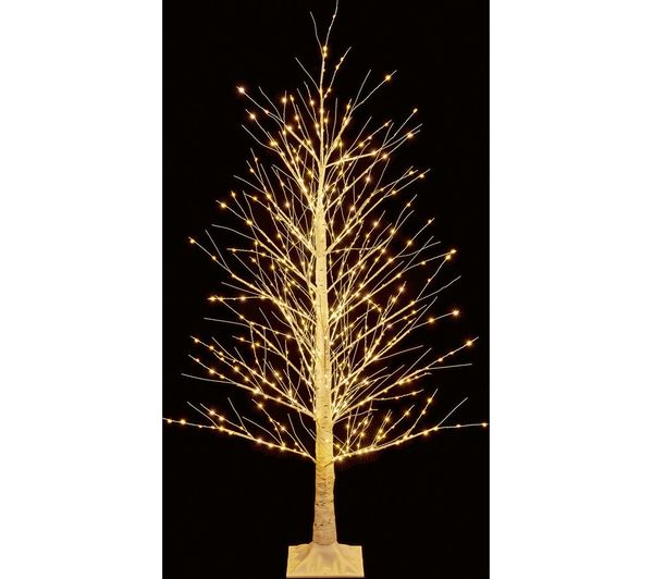 Twinkling Lit Birch Tree with 560 LEDs - 1.5m