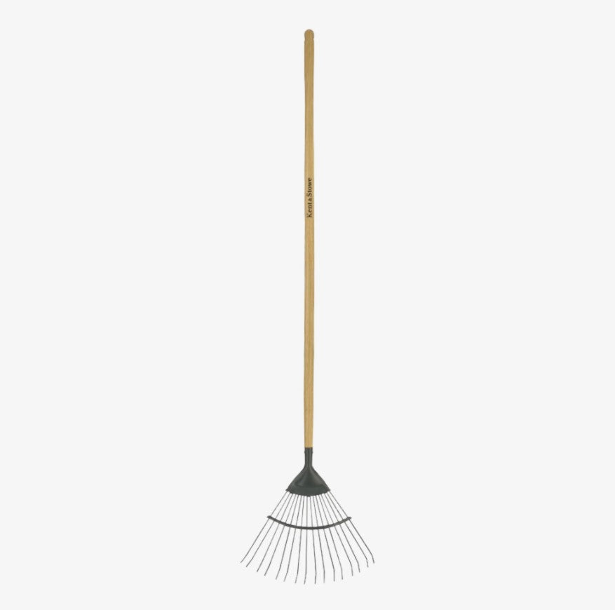 Kent &amp; Stowe Carbon Steel Lawn Leaf Rake