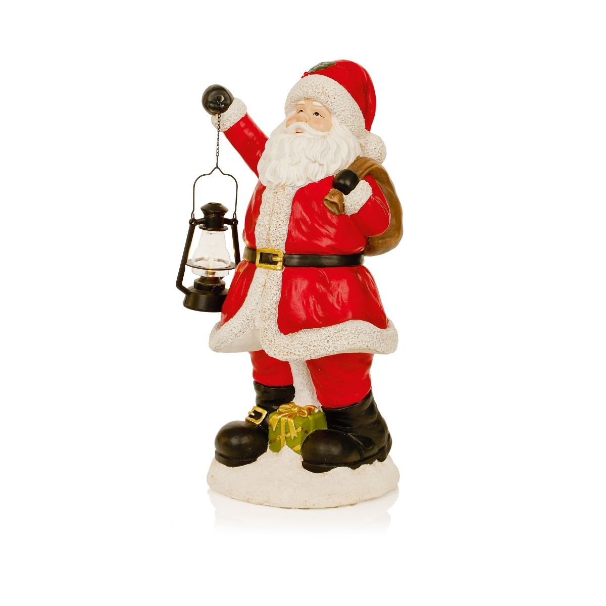 Battery Operated Santa with Lantern - 68cm
