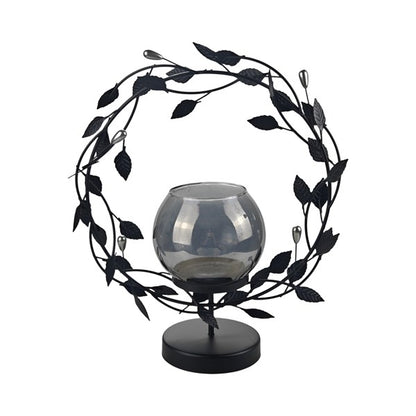 Leaf Round TL Holder 28x33cm