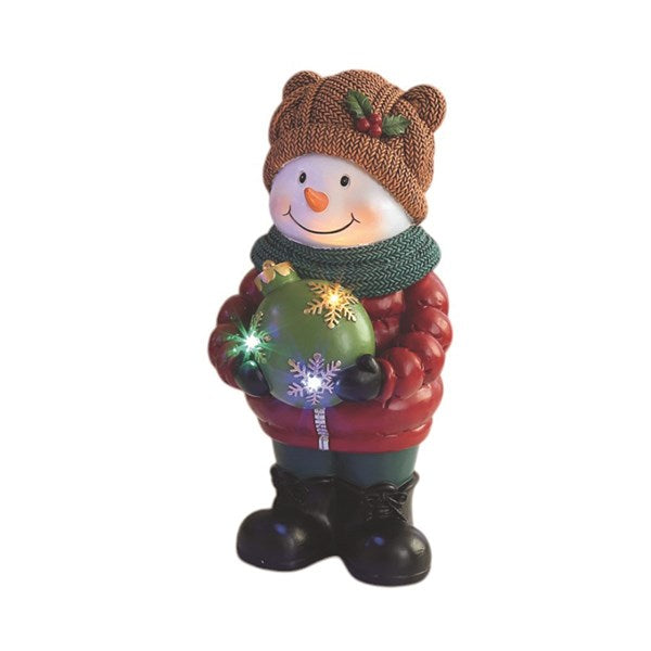 LED Happy Snowman 30cm
