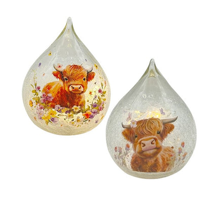 LED Highland Teardrop 15cm 2 Assorted