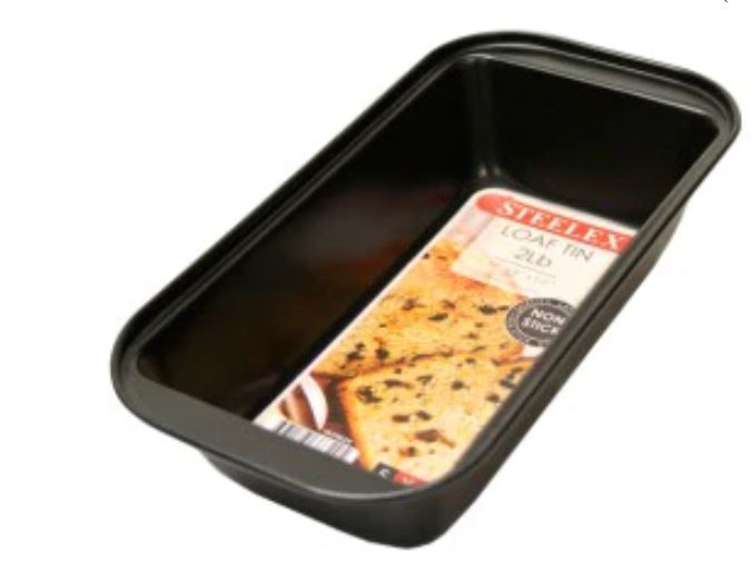 2 Lb Loaf Tin N/s Steelex 25.4x13x5.8cm