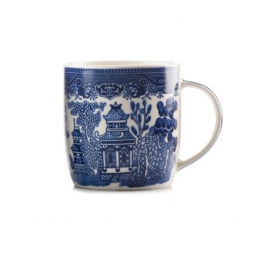 Dunlevy Blue Willow 12oz Barrell Mug