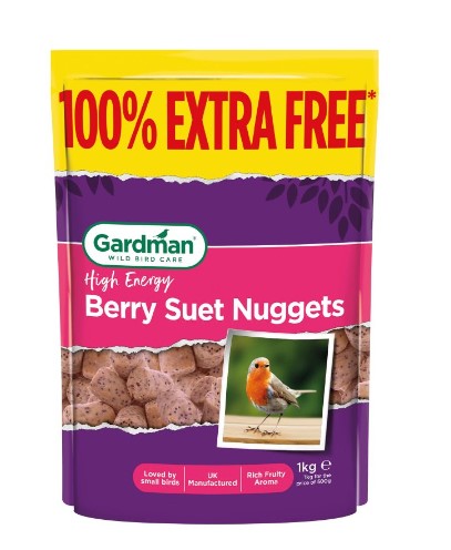Gardman Berry Nuggets - 500g + 100% Extra Free