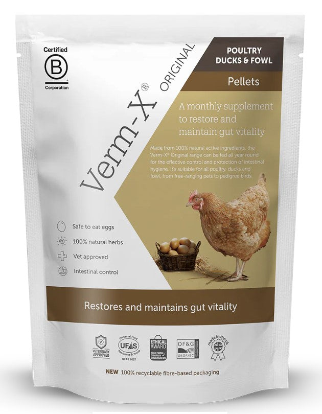 Verm-X Original Poultry Pellets - 250g