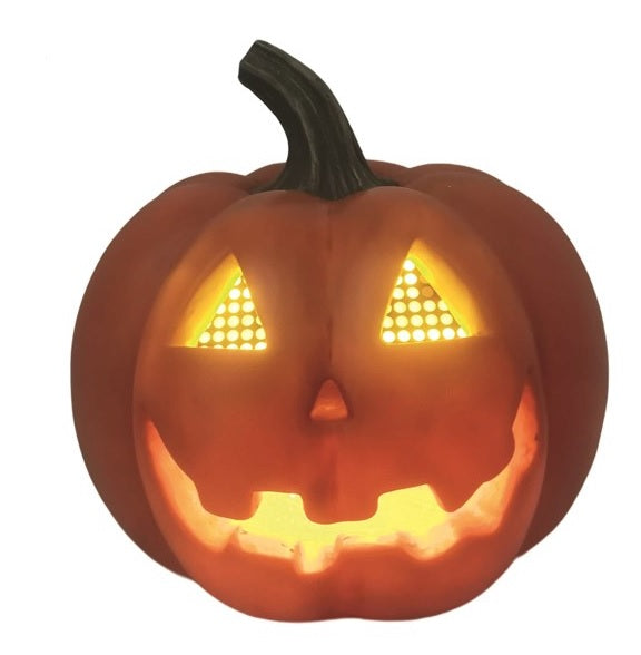 LED Moving Eyes Flame Effect Pumpkin 21cm