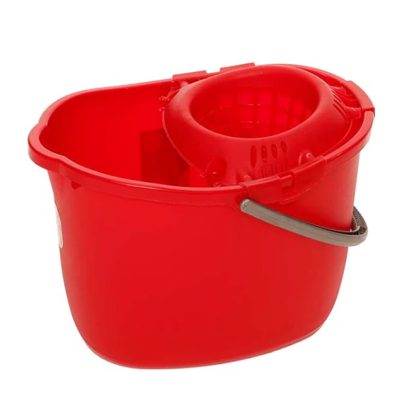 Mop Bucket &amp; Wringer Red