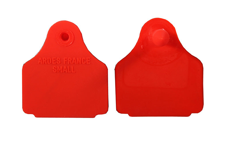 Blank Eartag Back - Red