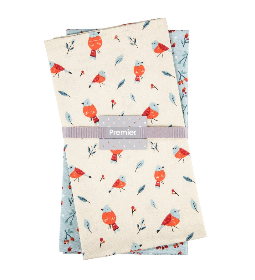 Robin Tea Towels - Set of 2 - 45x65cm