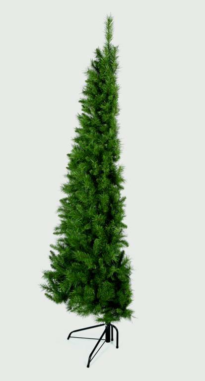 6.5ft 2m Premier Dual Purpose Corner Half Wall PVC Christmas Tree