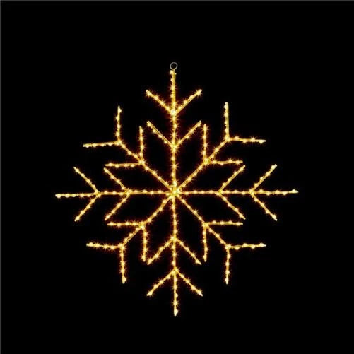 Twinkling Snowflake 196 Warm White - 61x61cm