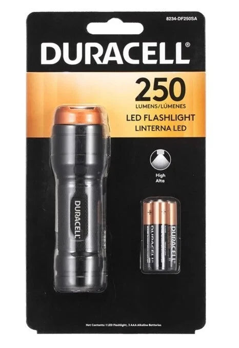 Duracell 250 Lumen Aluminium Flashlight