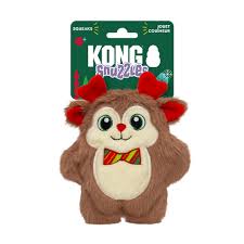 Kong Holiday Snuzzle Bow Ties Reindeer
