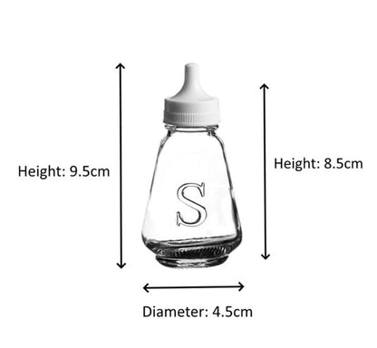 Steelex Glass Salt Shaker - White